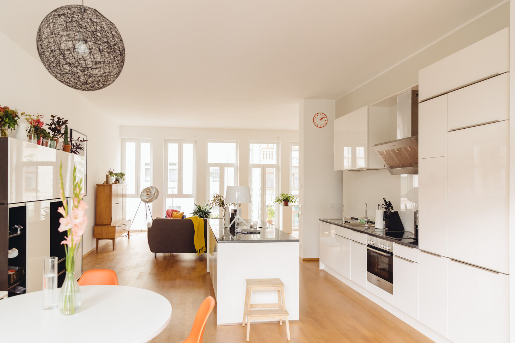 Küche in der sanierten Wohnung